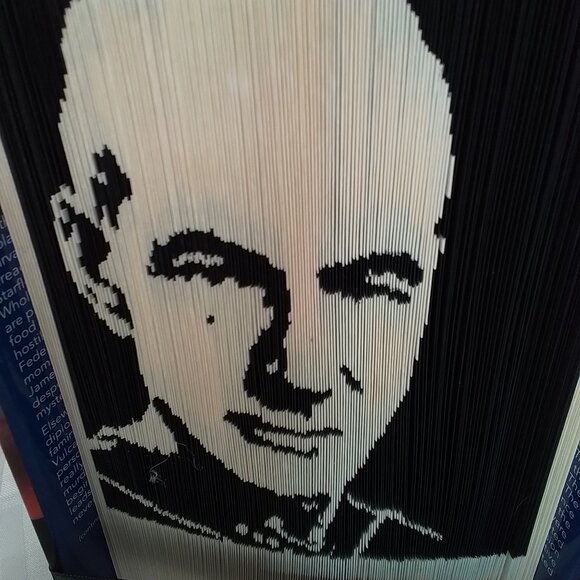 Star Trek Book Sculpture Upcycle - Picture 2 of 5